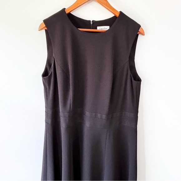Calvin Klein black fit and flare dress - Picture 2 of 3